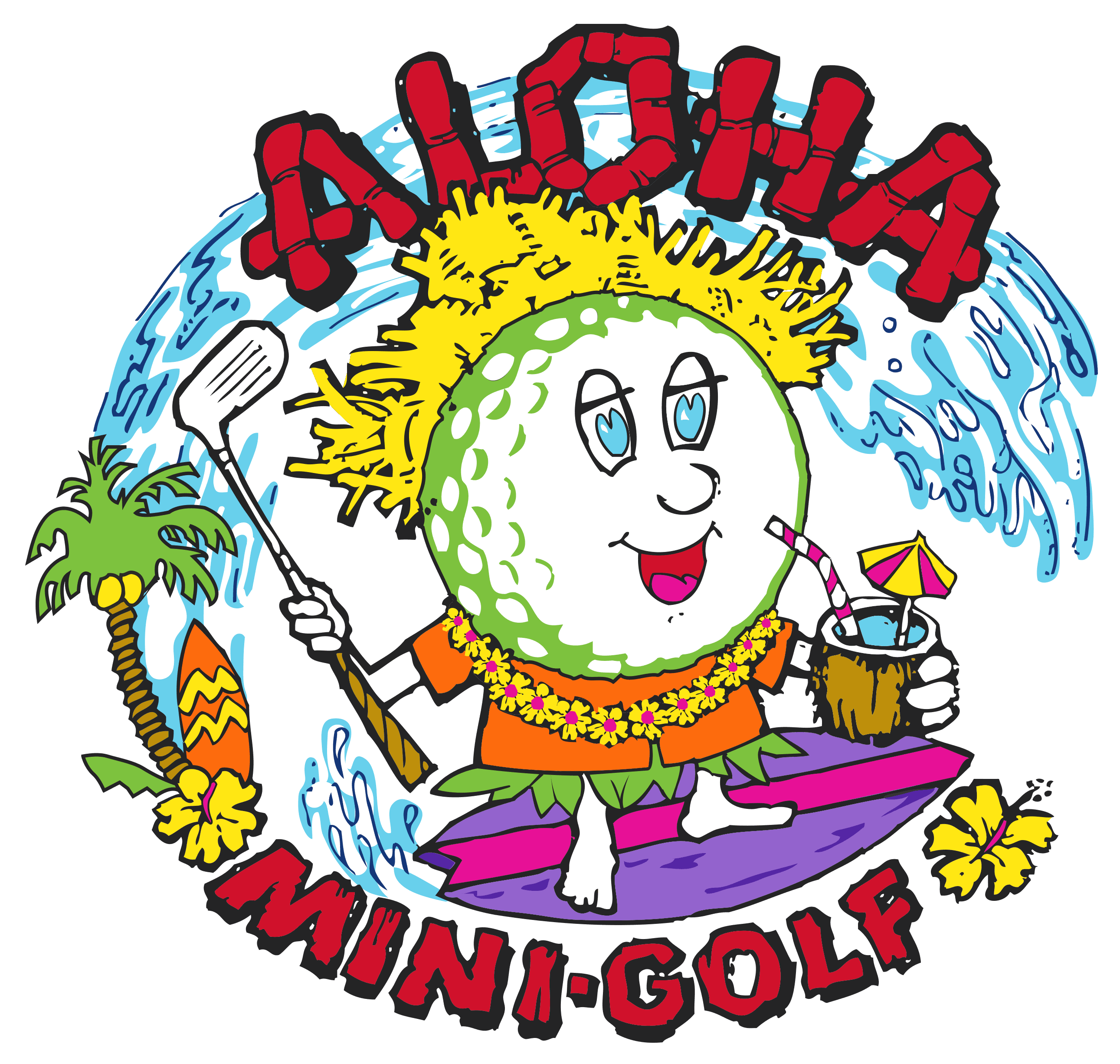 Aloha Mini Golf logo