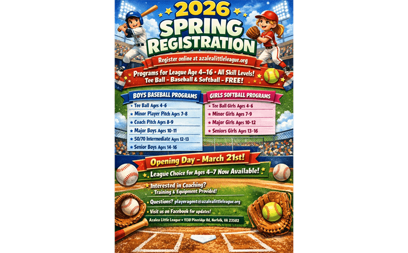 Azalea Little League — League in Norfolk, VA