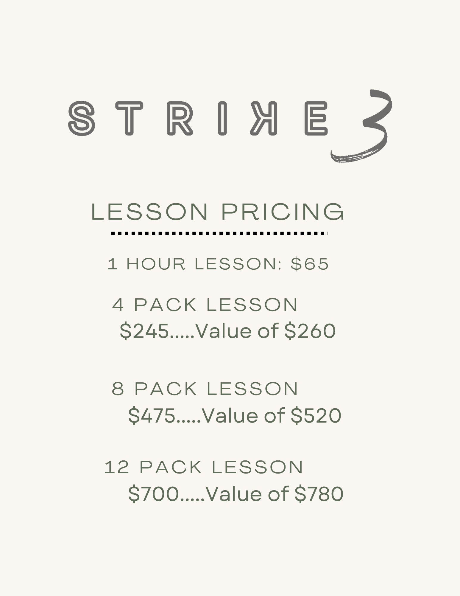 Strike 3 — Training Center in Caledonia, MI