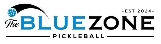 The Blue Zone Pickleball logo
