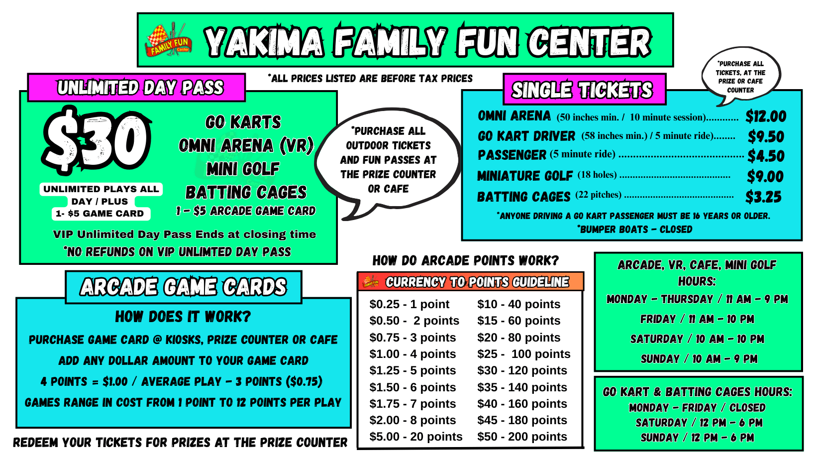 Yakima Family Fun Center — Training Center in Yakima, WA