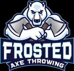 Frosted Axe Throwing logo
