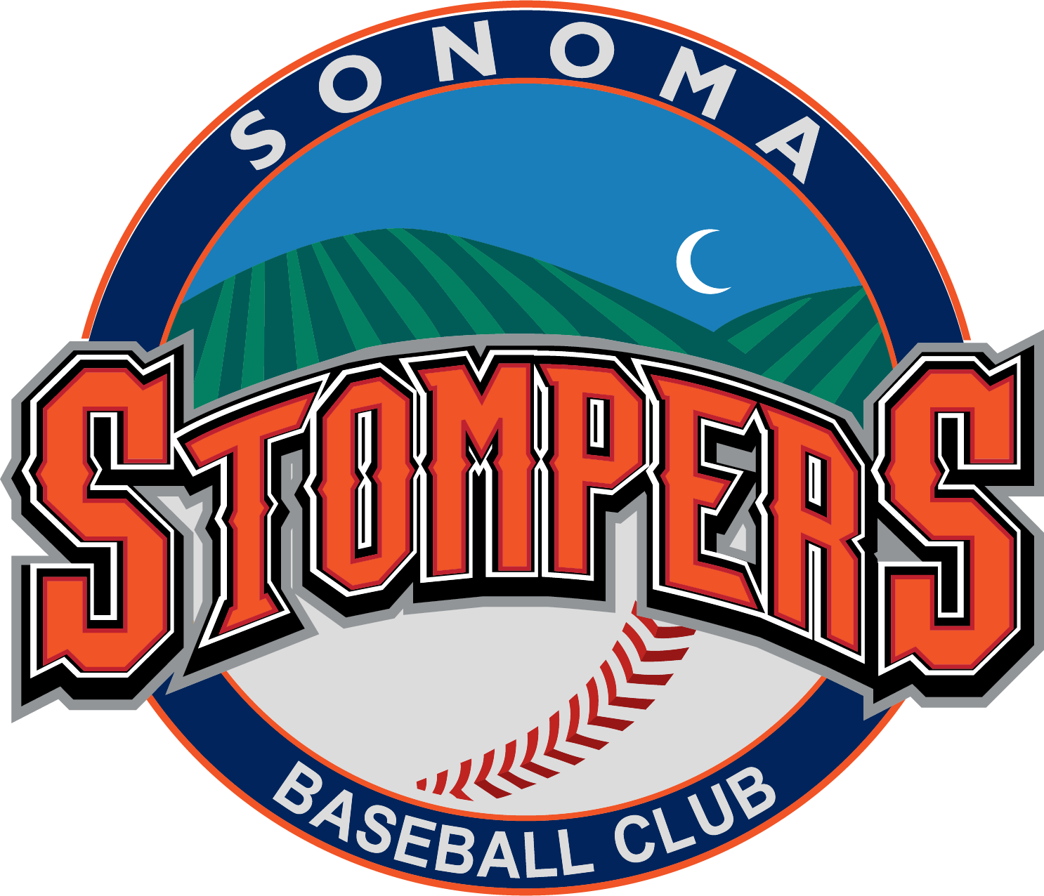 Sonoma Stompers Baseball Club logo